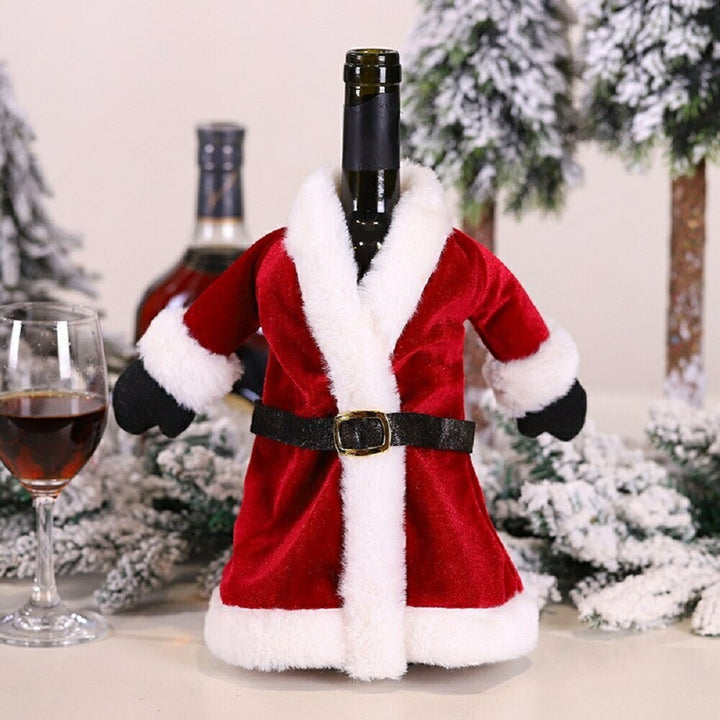 イベントグッズ | クリスマス用サンタデザインワインボトルカバー