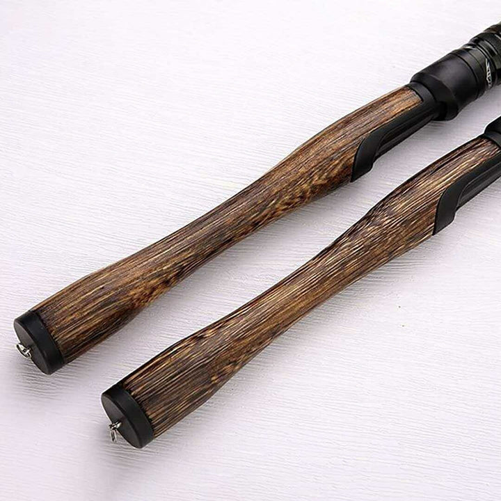 釣り 道具 | 赤鯉・黒鯛対応 調節可能筏竿 130-150cm ウッドグリップ