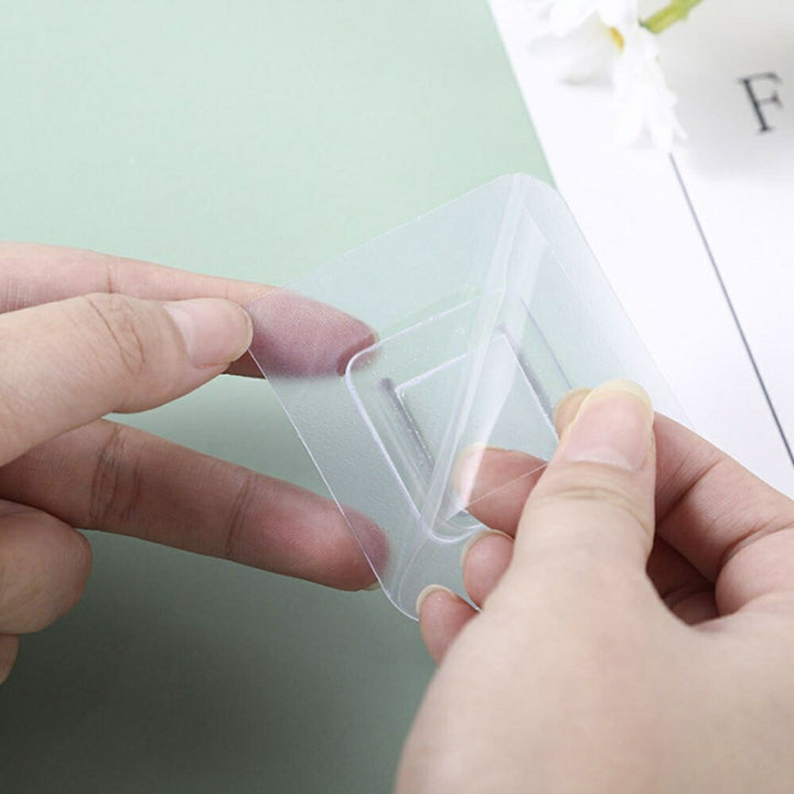 インテリアインテリア雑貨 その他 | 強力粘着ウォールフック10セット - 透明、壁掛け式、賃貸OK