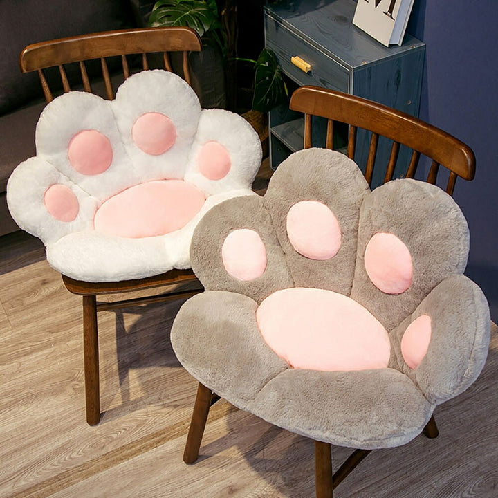 インテリア グッズ | 猫肉球クッション抱き枕 70×60cm - ホワイト
