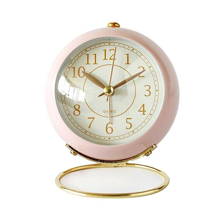 インテリア雑貨 その他 | レトロデザイン目覚まし時計 - ゴールド台座・選べる4カラー