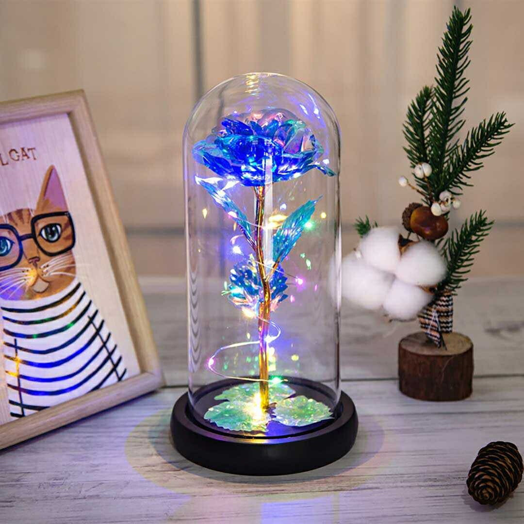 インテリア照明 | ギャラクシーローズLED照明 ガラスドームインテリア