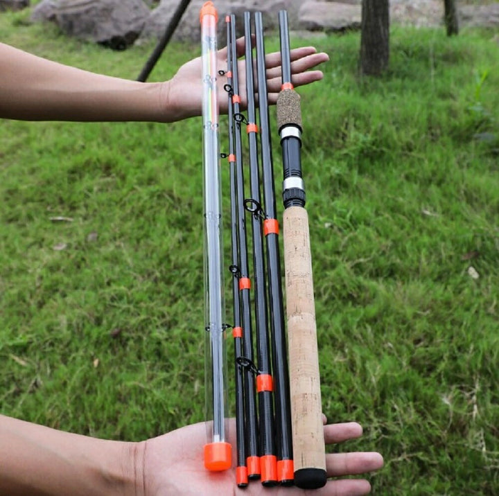 釣り 道具 | 3メートル コンパクト スピニングコルクトラベルロッド