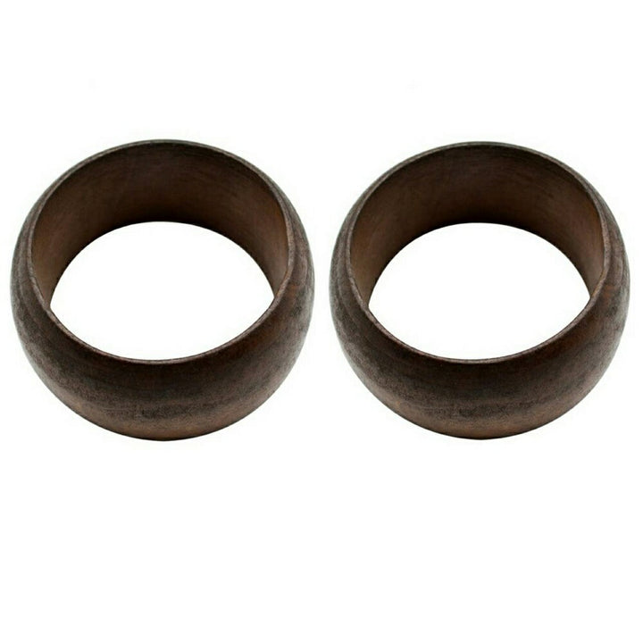 ブレスレット | 北欧風ナチュラルウッドバングル＆スクエアリングセット