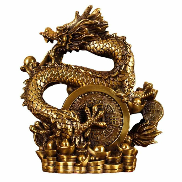 風水 インテリア | 開運金龍 特大風水置物 - 玄関用ドラゴンインテリア