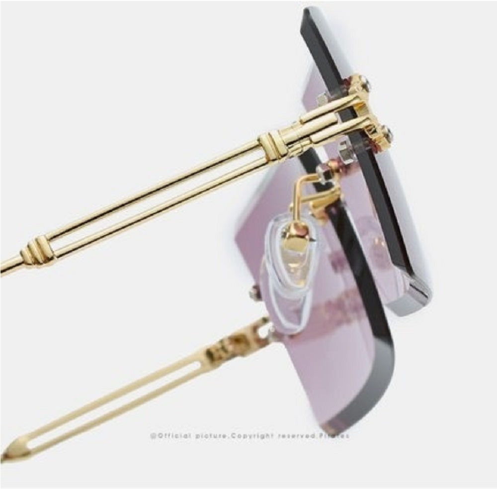 小物 その他 | スクエアUVカットサングラス ビッグフレーム おしゃれ