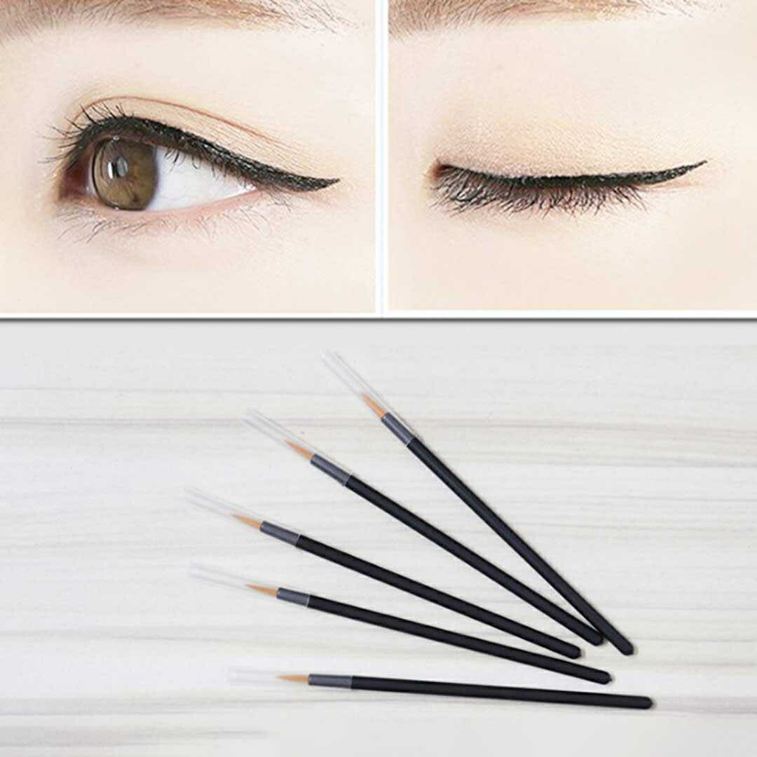 コスメティック | 極細先端アイライナーブラシ 100本セット 業務用