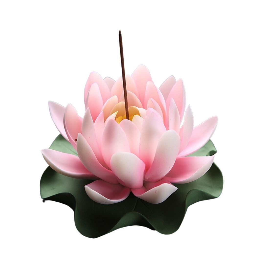 お香 | 蓮の花 お香立て インセンスホルダー - 選べる6カラー