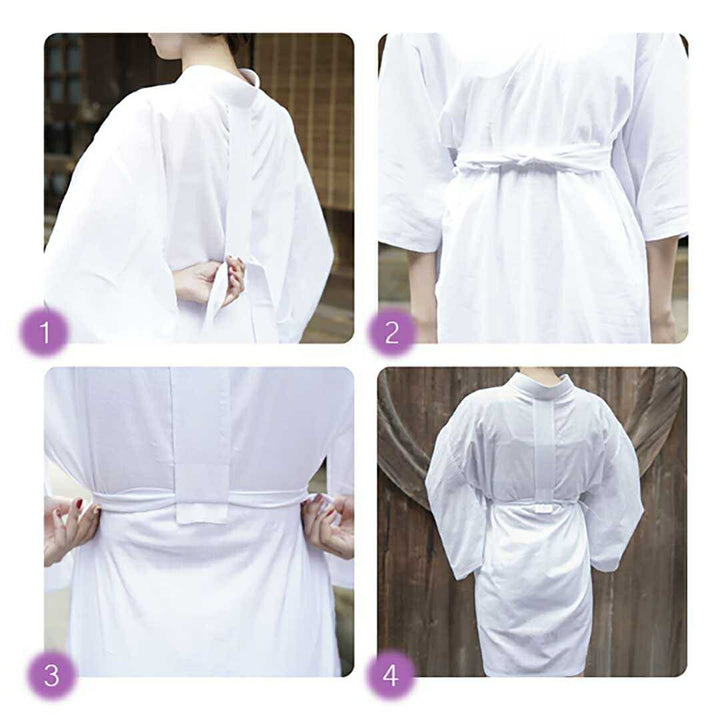 はっぴ 和服 | 夏用 洗える白無地長襦袢 - レディース仕立て上がり