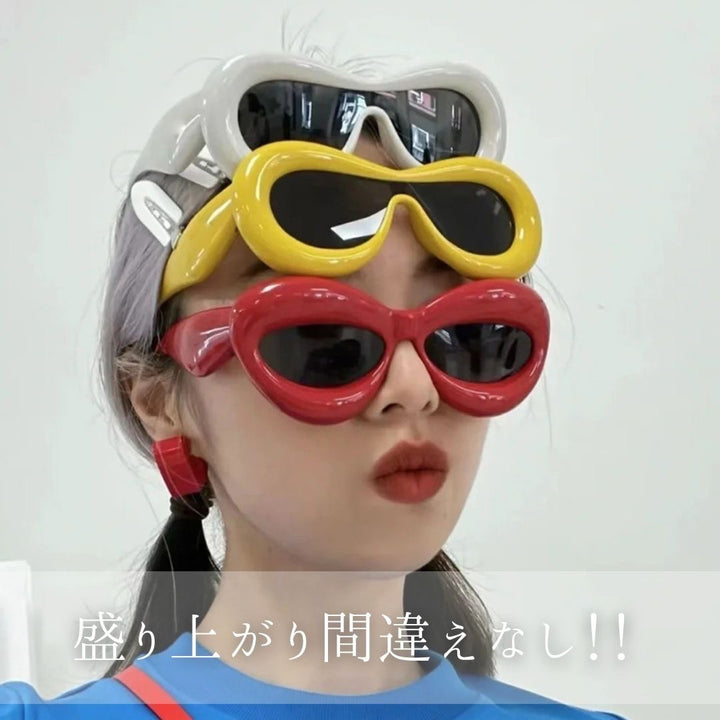 サングラス | サイバーパンク風UVカットサングラス【選べる6カラー・男女兼用】