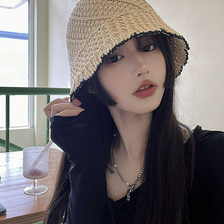 小物 その他 | クロシェバケットハット 男女兼用 ホワイト/ブラック/ブラウン