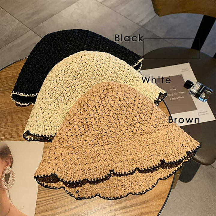 小物 その他 | クロシェバケットハット 男女兼用 ホワイト/ブラック/ブラウン