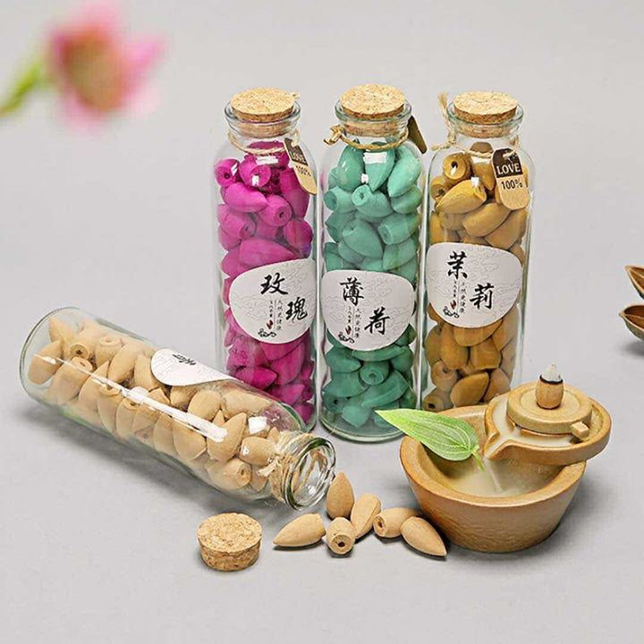 お香 | 逆流香コーン9種セット - 癒しのフレグランス付き