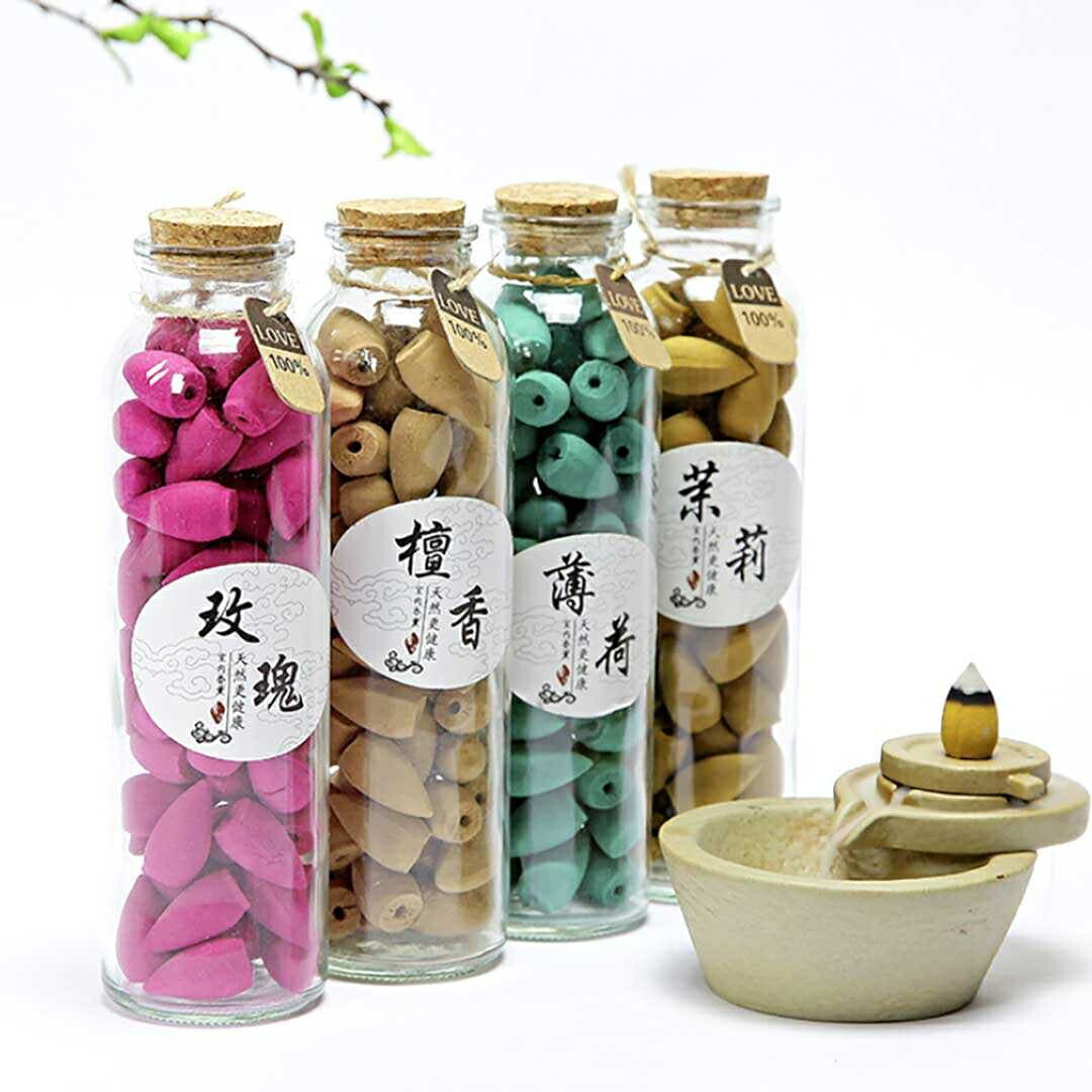 お香 | 逆流香コーン9種セット - 癒しのフレグランス付き