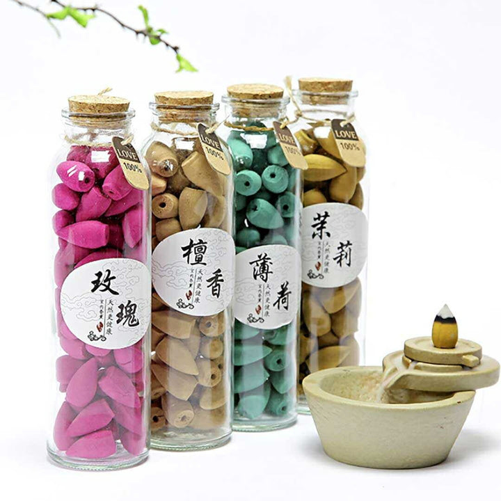 お香 | 逆流香コーン9種セット - 癒しのフレグランス付き