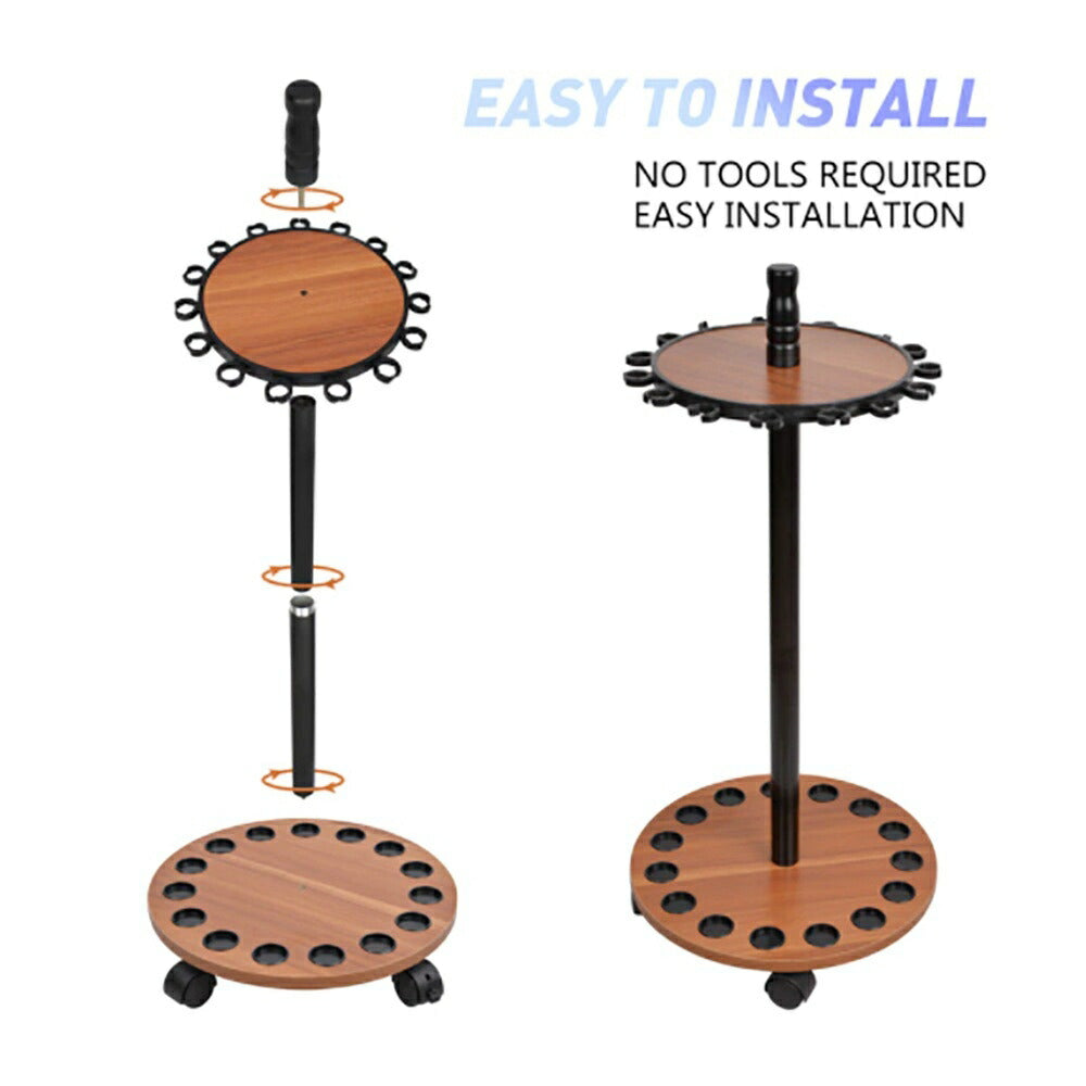 釣り 道具 | 木製DIYロッドスタンド 釣竿収納ラック 15本用