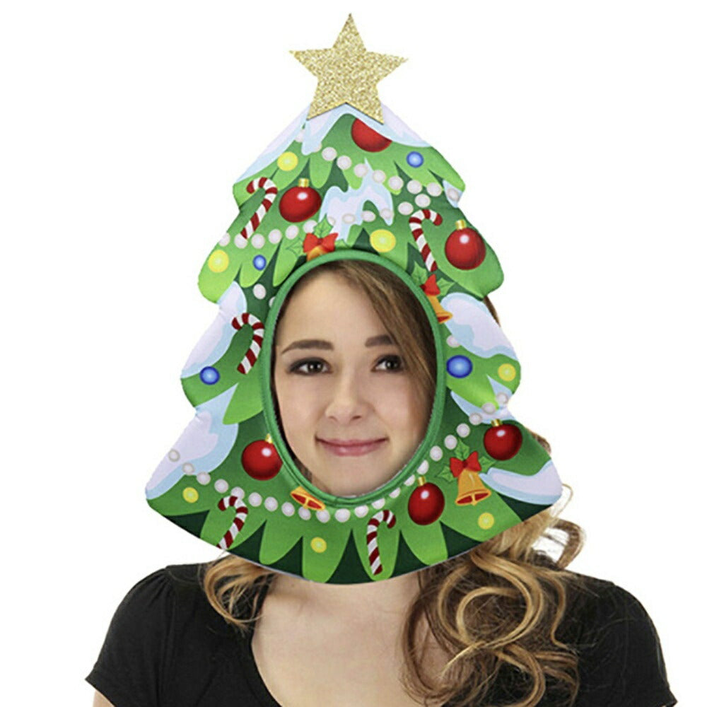仮装 パーティーグッズ | クリスマスツリー帽子 コスプレ用品