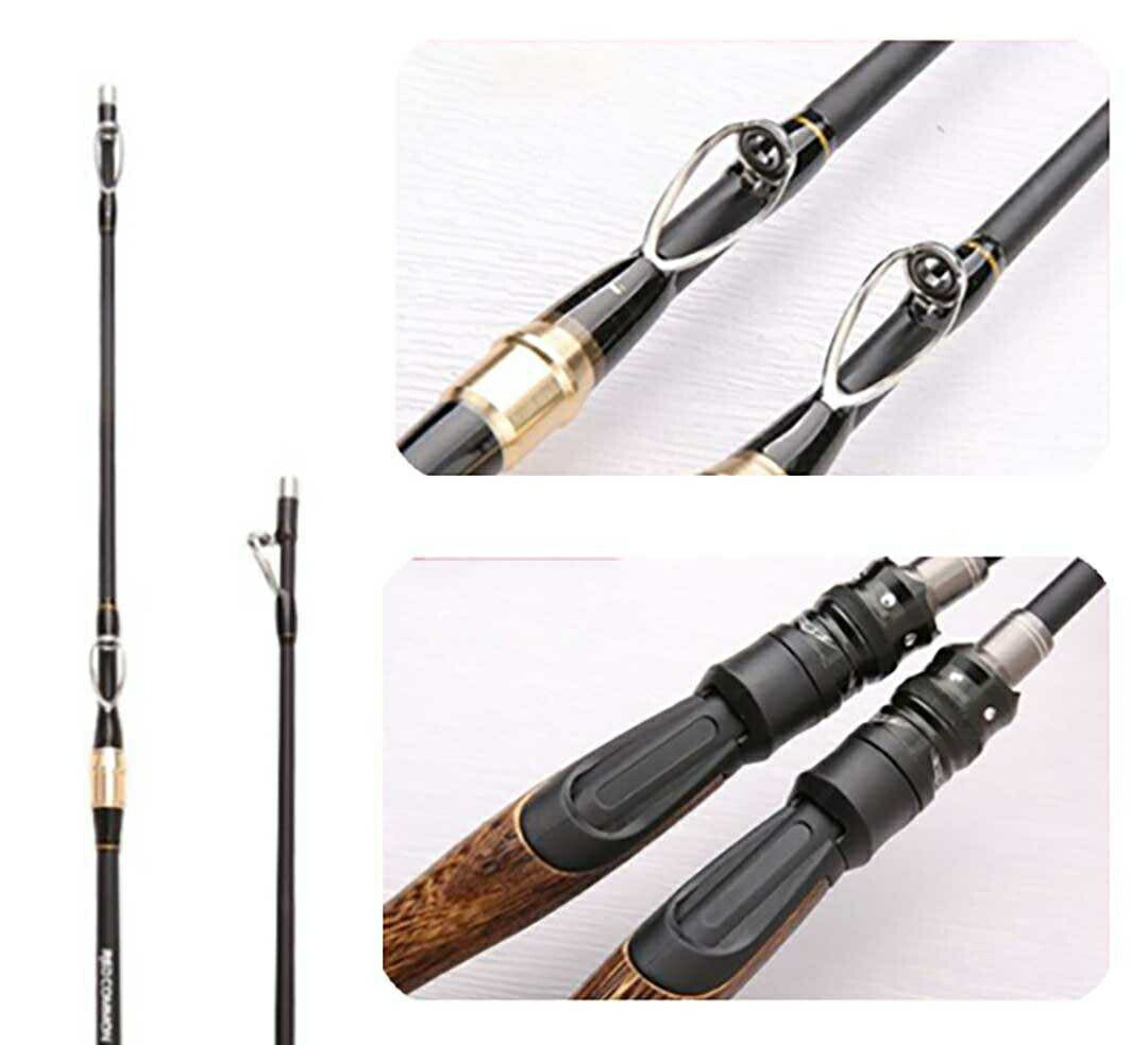 釣り 道具 | 赤鯉・黒鯛対応 調節可能筏竿 130-150cm ウッドグリップ