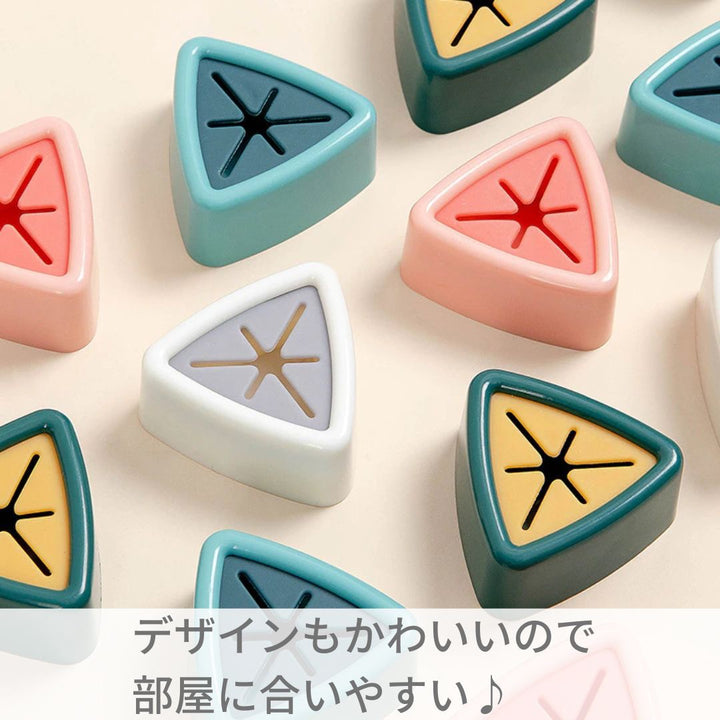 インテリア雑貨 その他 | トライアングルタオルホルダー 8個セット - キッチン・バス用