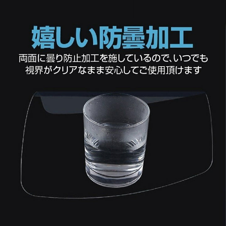 マスク | メガネ型フェイスシールド5枚セット 軽量・洗える・透明シールド
