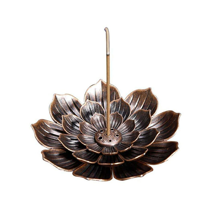 お香 | 蓮の花デザイン香炉・お香立て【風水・開運】