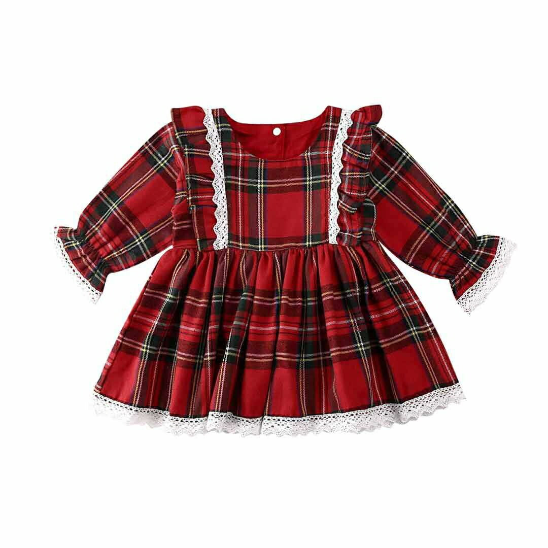 ワンピース ドレス | 3歳〜4歳用ガールズチェック柄ワンピース - フォーマル・発表会向け