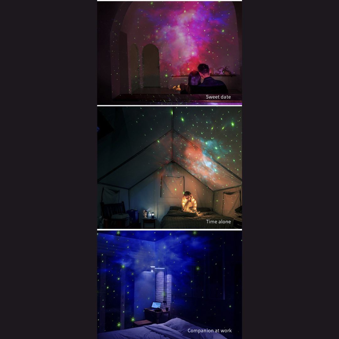 子供 おもちゃ | 宇宙飛行士ギャラクシーLEDプロジェクター - USB式リモコン付き