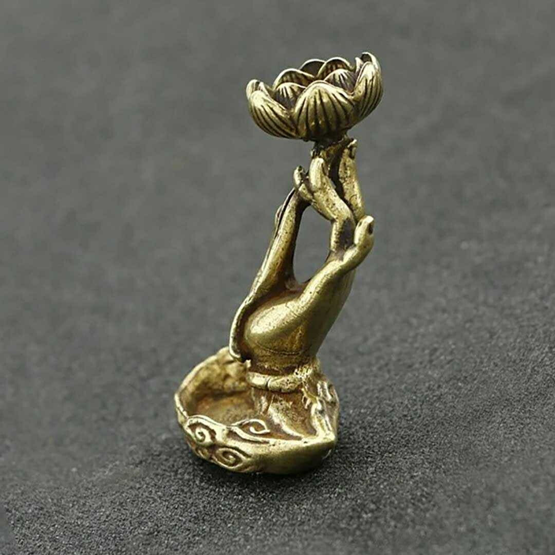 お香 グッズ | 蓮の花デザイン香炉・お香立て【風水・開運】