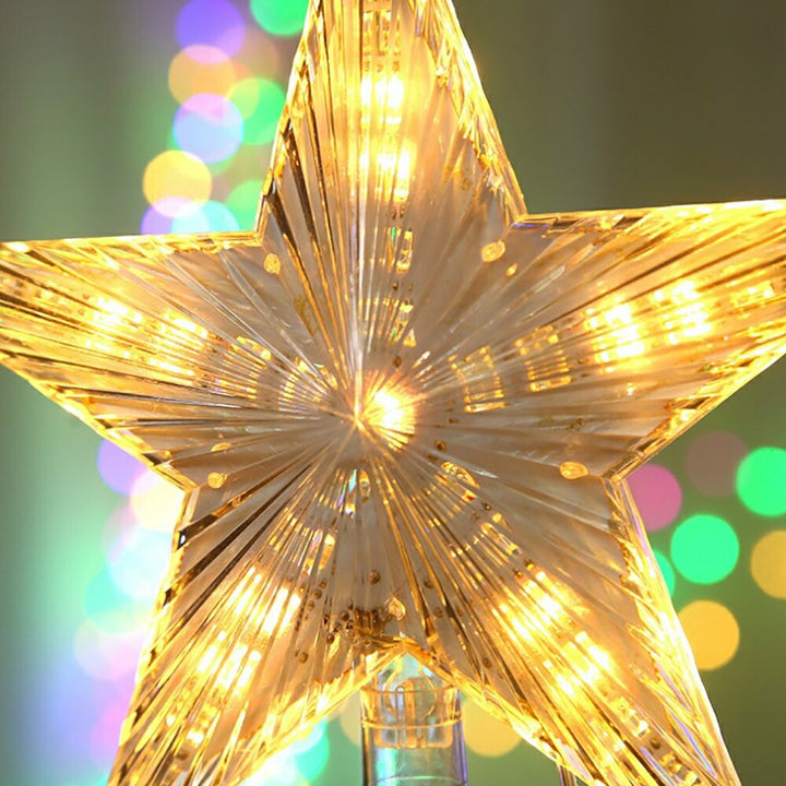 イベントグッズ | LEDライト付き星型クリスマスツリートッパー