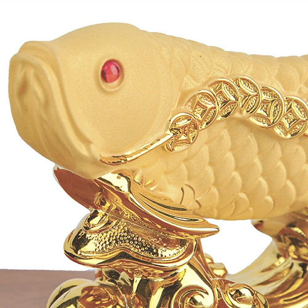 風水 インテリア | アロワナ招財龍魚置物 - 風水金運インテリア