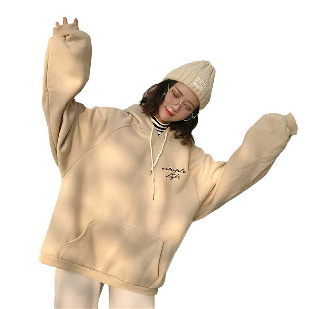 パーカー 女性 | ビッグシルエット パーカー レディース・メンズ 十分袖