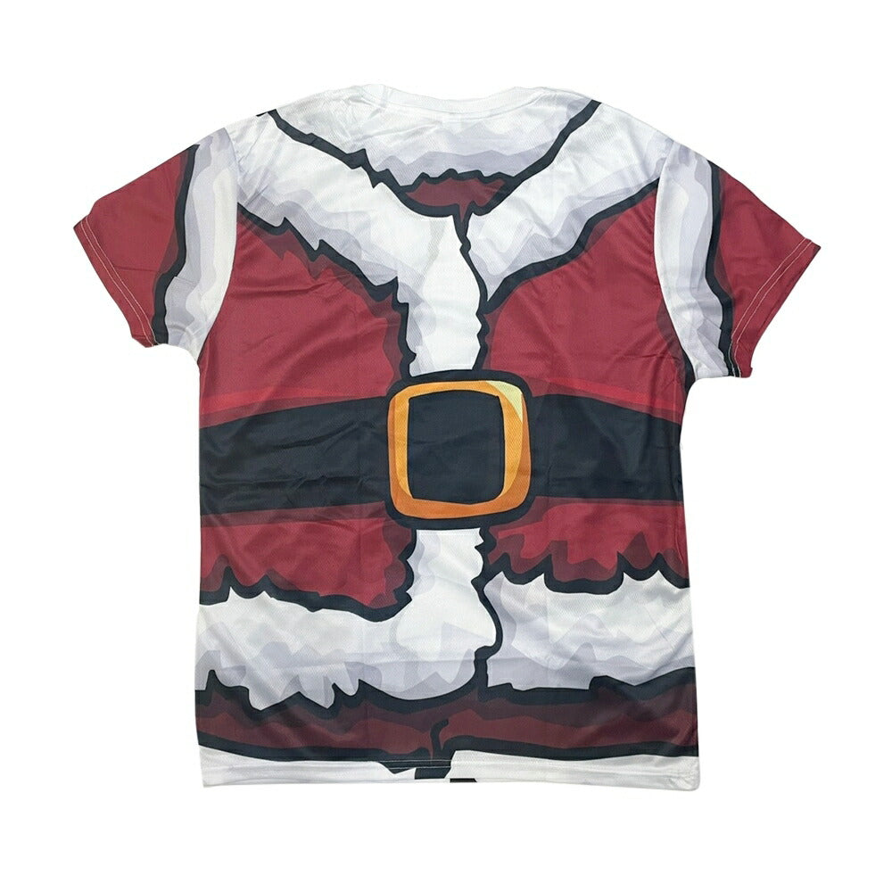 仮装 | クリスマス用 半袖サンタコスプレTシャツ