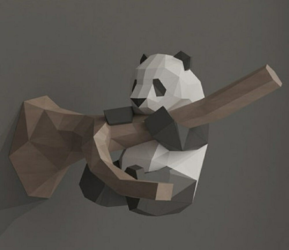 玩具 | パンダ 3D折り紙キット - 手作り壁飾り