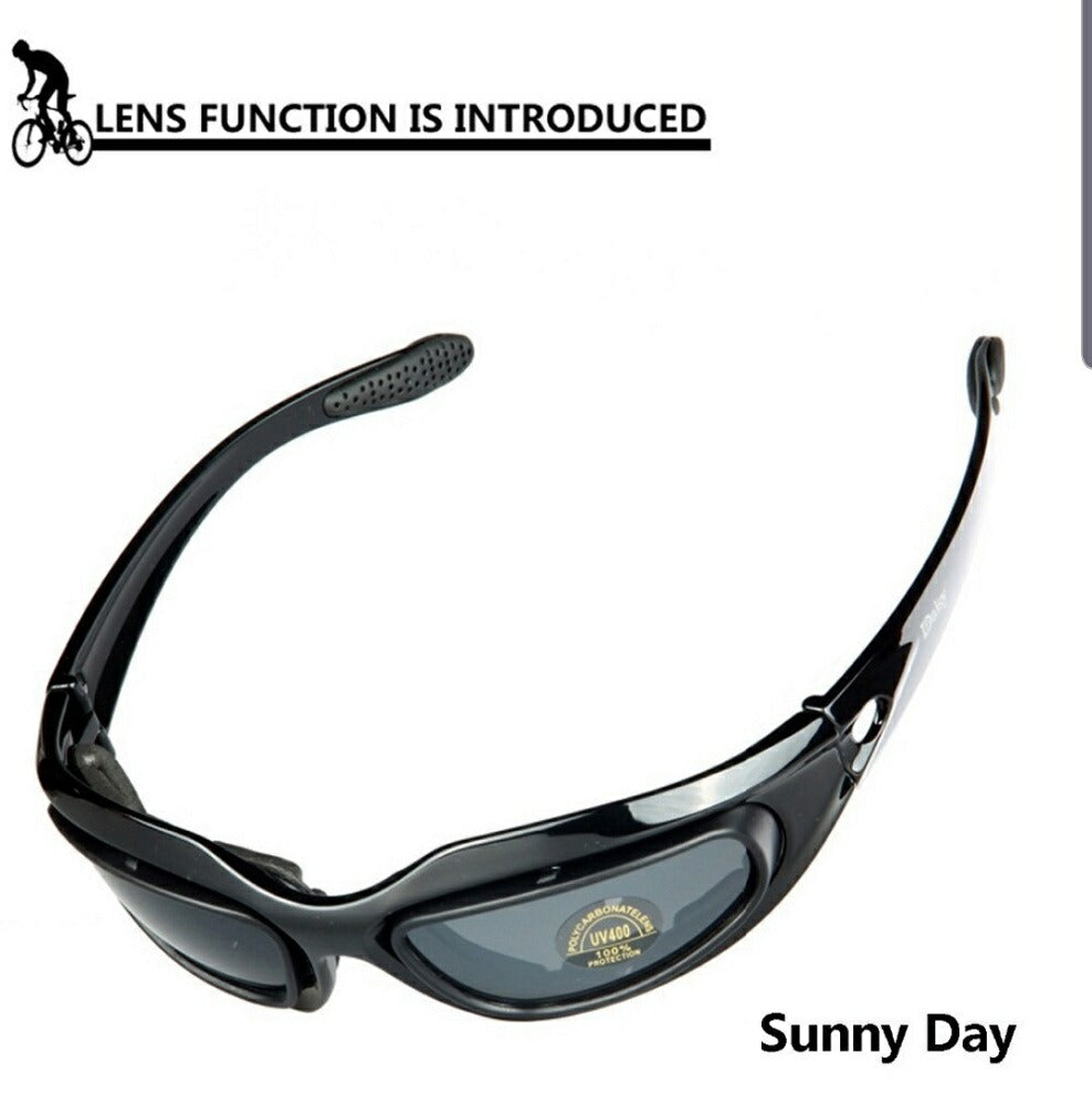 サングラス | Daisy C5 偏光サングラス ４枚セット UVカット・防弾仕様