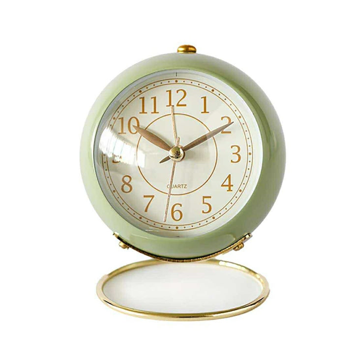 インテリア雑貨 その他 | レトロデザイン目覚まし時計 - ゴールド台座・選べる4カラー