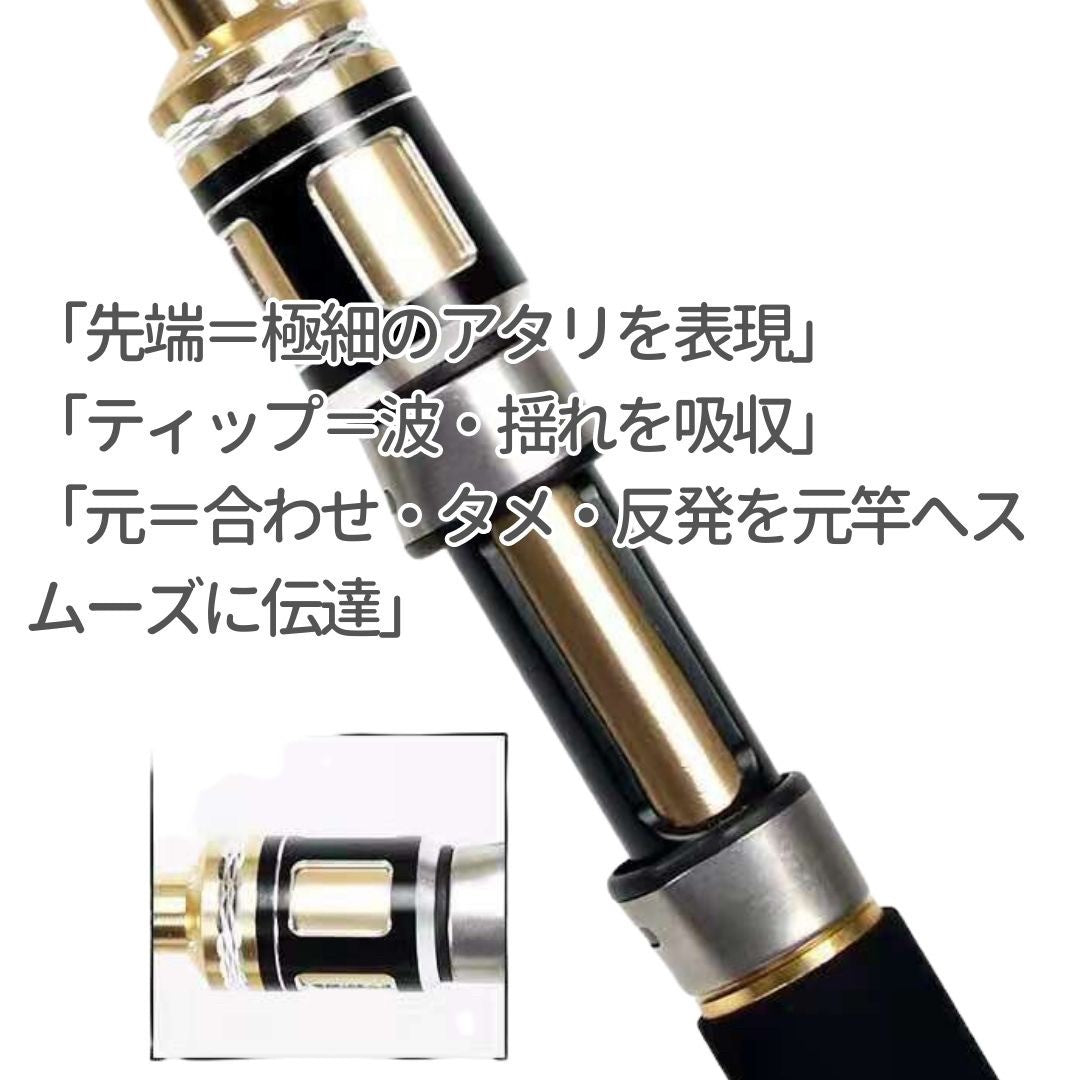 釣り 道具 | 月江龍 黒鯛・チヌ用調節可能筏竿 130-150cm 2ピース