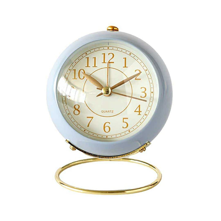 インテリア雑貨 その他 | レトロデザイン目覚まし時計 - ゴールド台座・選べる4カラー