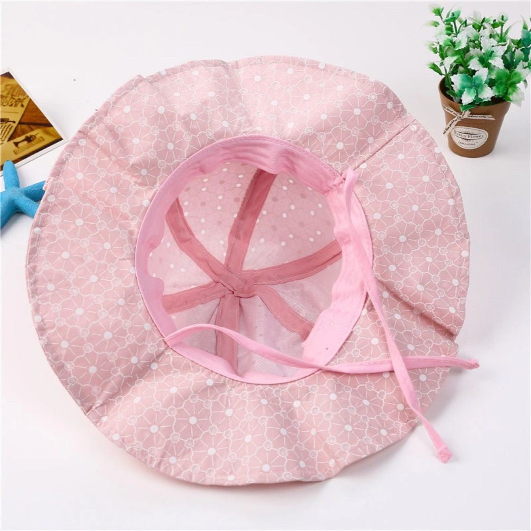 赤ちゃん用品 | キッズ・ベビー用日焼け防止ツバ広帽子 全5色