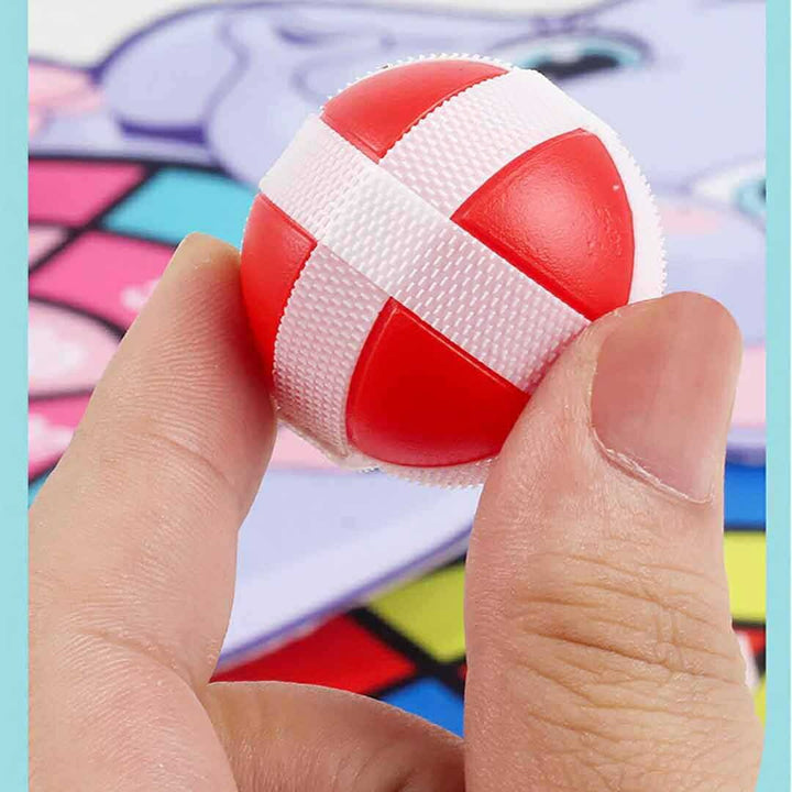 子供 おもちゃ | ゾウさんダーツボールゲーム - 子供用安全マジックテープ式壁掛けセット