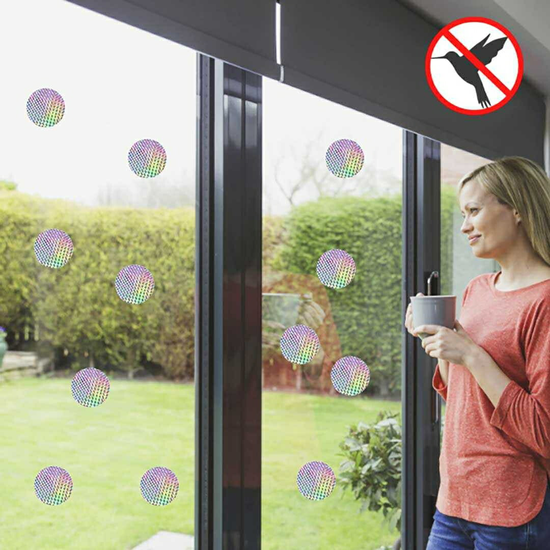 虫よけ 鳥よけ | レインボー反射シール 10枚セット 鳥よけ・虫よけ用