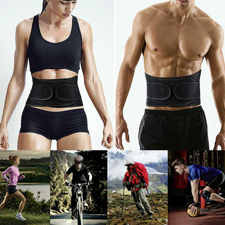 アウトドア用品 その他 | ブラックMサイズ 腹筋・腰痛ケア トレーニングベルト