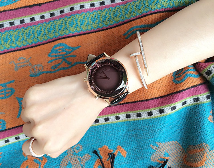 腕時計 | GUOU エレガント腕時計 - ブルー/ピンク/パープル