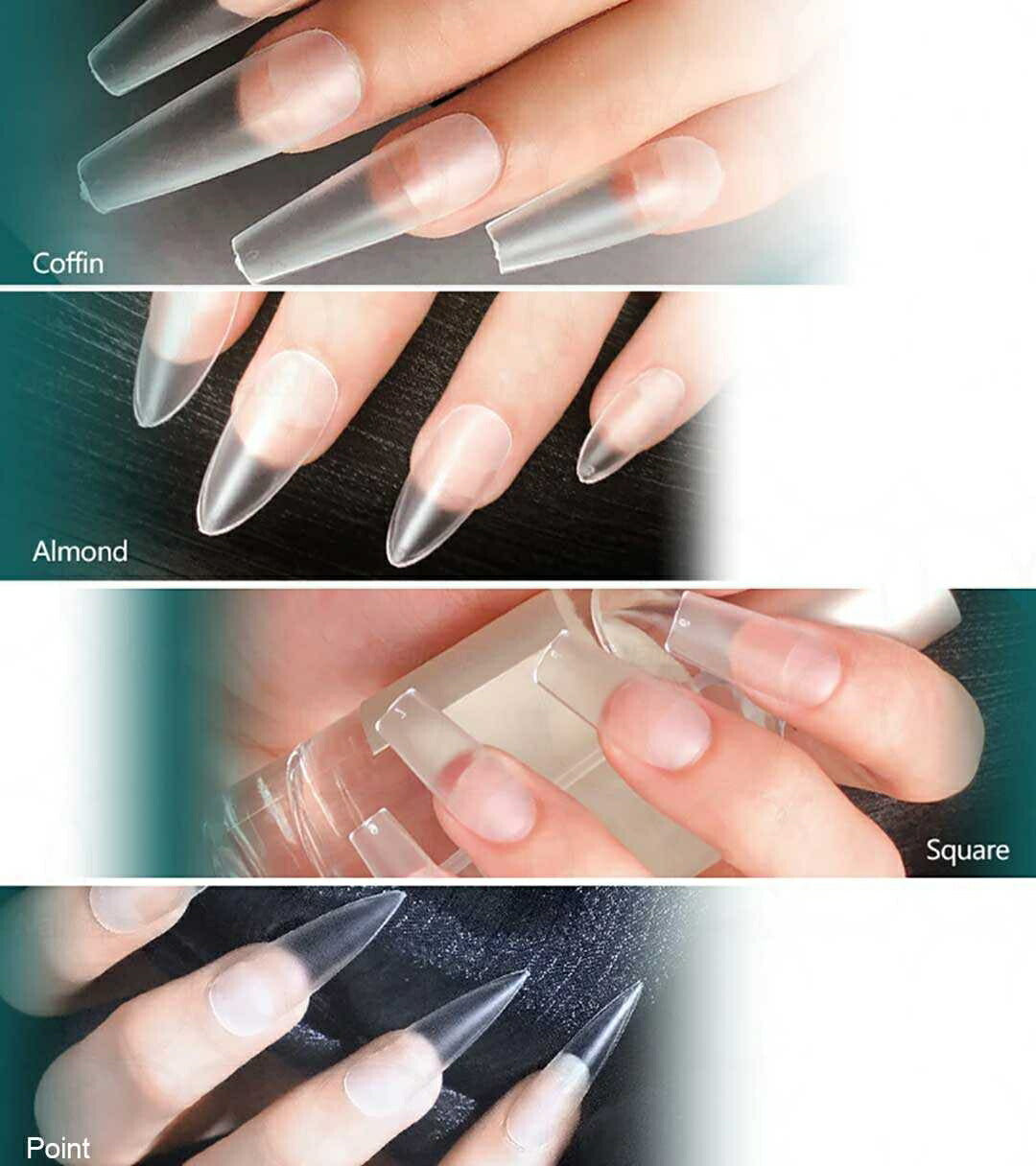 コスメティック | クリアネイルチップ120枚セット ショート・オーバル・スクエア