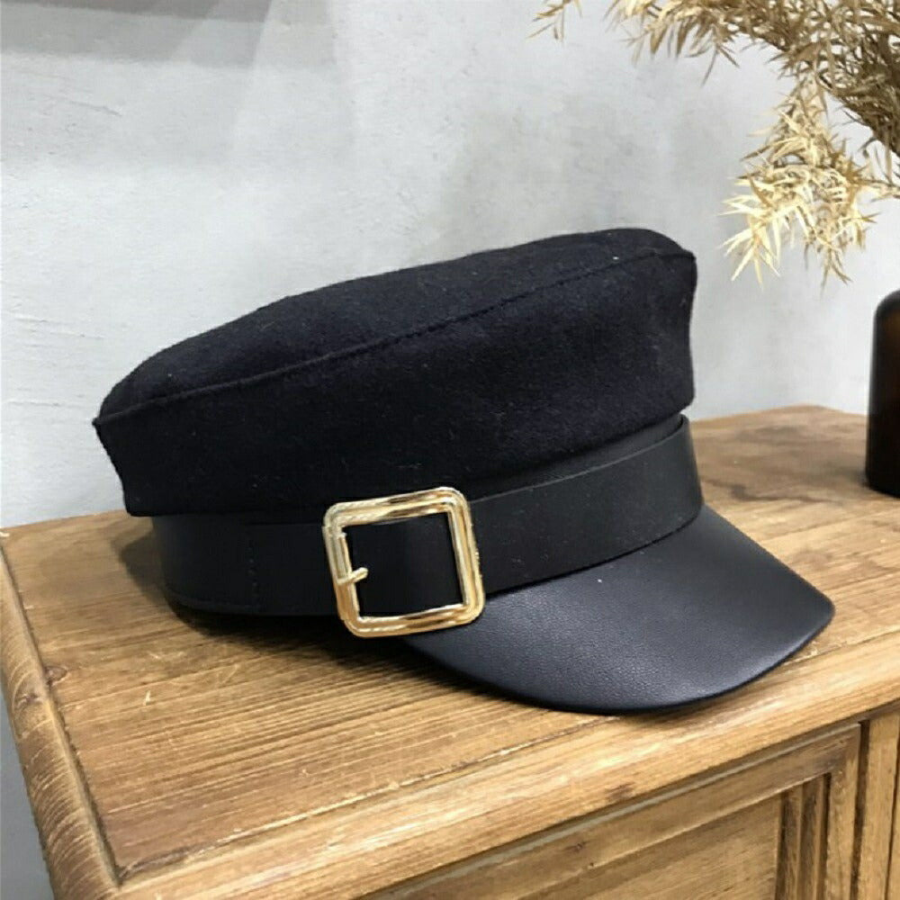 キャップ | 春夏秋冬用 シンプル調整可能なユニセックスキャスケット