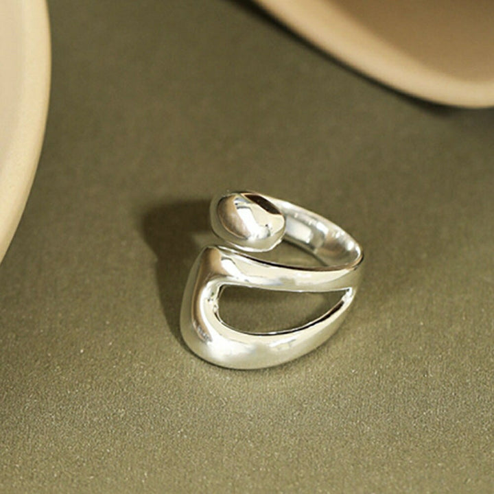 リング | 不規則シルバーリング | メンズ・ユニセックス ストリートジュエリー