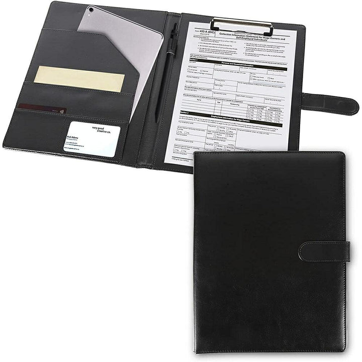 インテリア雑貨 その他 | A4レザークリップボード ペンホルダー&ポケット付き