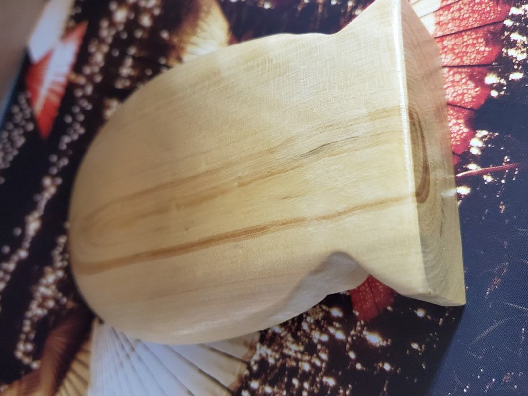 風水 インテリア | 桧木製如意輪観音座像 - 縁起物・開運置物