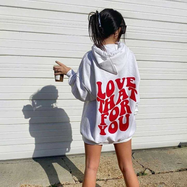 パーカー 女性 | ホワイト ビッグプルオーバー パーカー - ユニセックス