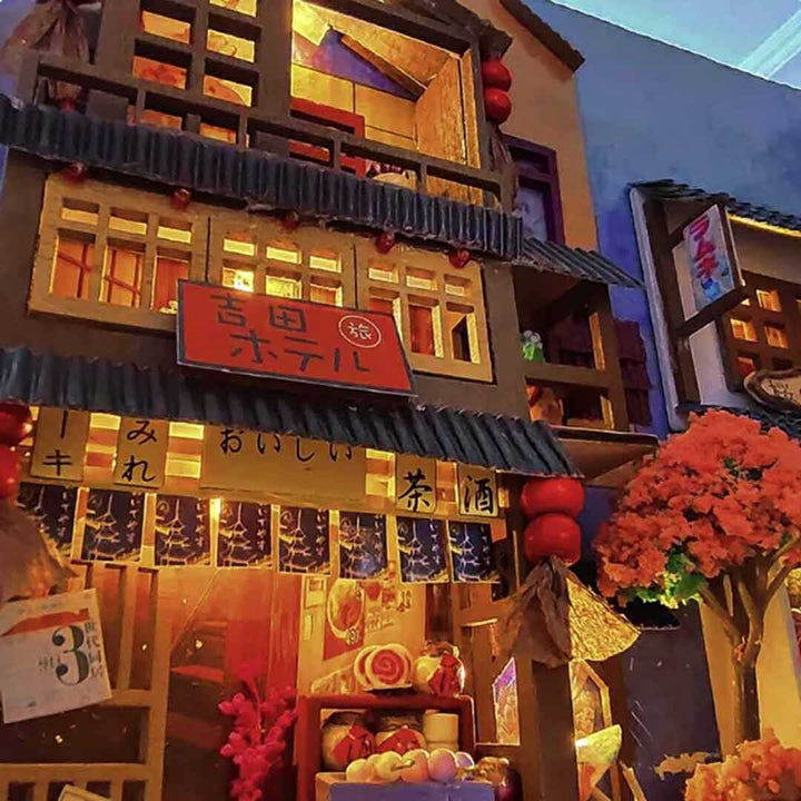 玩具 | 櫻花子港・日本の街並みジオラマキット：DIYドールハウスセット