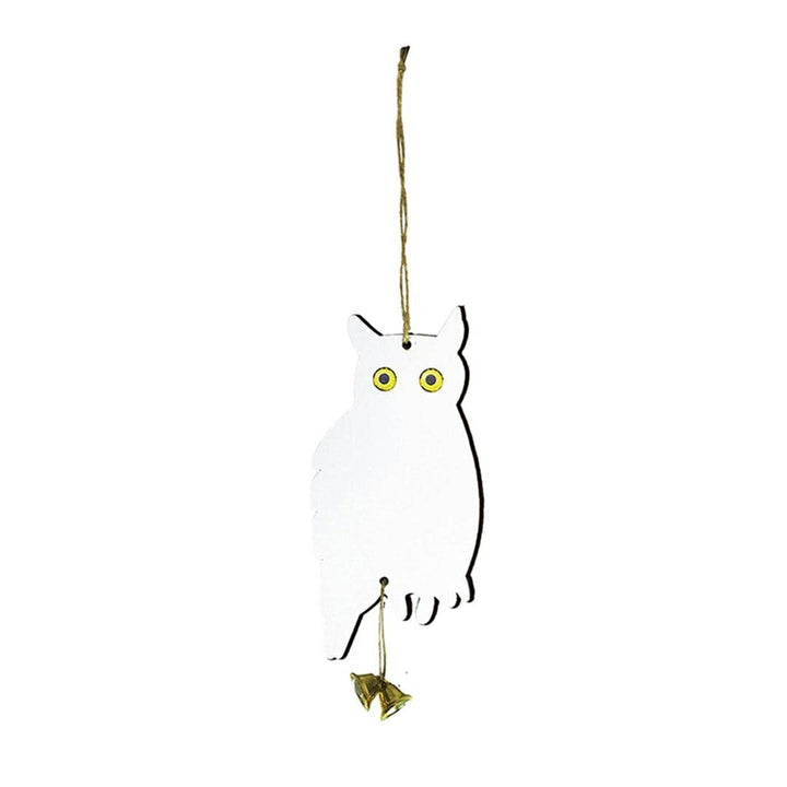 虫よけ 鳥よけ | フクロウ型鳥よけセット 2個 - ベランダ・畑用